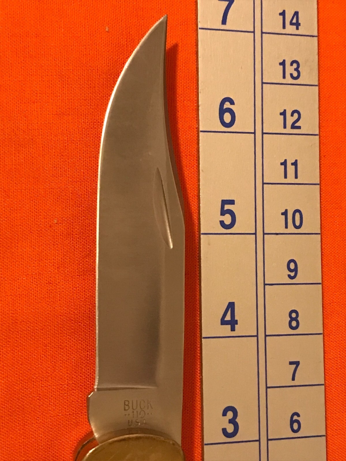 Vintage Buck 110 Folding Hunting Knife (4Dot) With Sheath 1981 1986 USA eBay