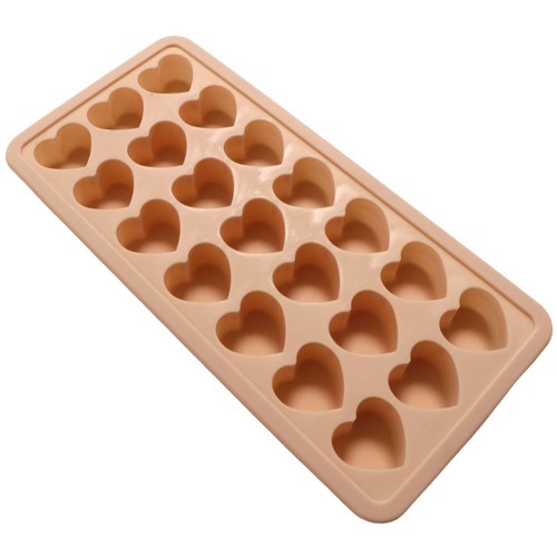 Silicone Heart Ice Cube Tray 27 x 13cm - Flexible Moulds Chocolate Jelly Soap - Picture 25 of 26
