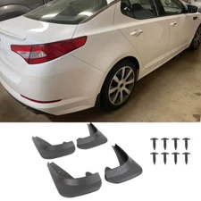 4pcs Black Front & Rear Mud Flaps Splash Guards Splashguards For Kia Optima SX