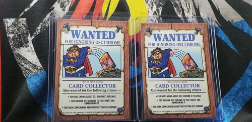 2020 Topps Chrome Garbage Pail niños POLISHED PAUL & CHROMED conjunto emparejado a & b - Imagen 6 de 8
