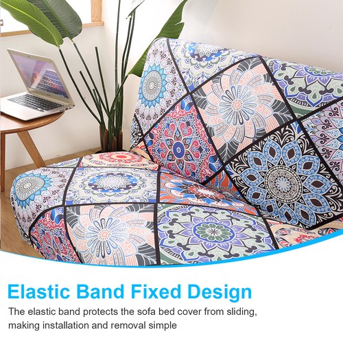 Copertura elasticizzata senza braccioli divano pieghevole copertura letto futon protezione mobili - Foto 83 di 113