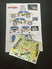DECALS 1/43 BMW M3 DELAGE RALLYE MONT BLANC 1997 RALLY