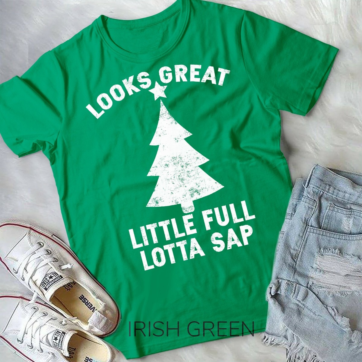 Little Full Lotta Sap Christmas Xmas Vacation Santa T-Shirt Little Full Lotta Sap Christmas Xmas Vacation Santa T-Shirt