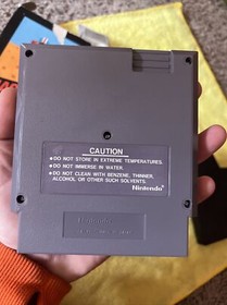 Nintendo NES Mach Rider Sticker Seal Game Black Box No Manual Test Market Rare