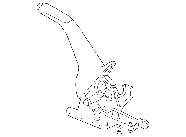 Manija de freno de estacionamiento negra Chevrolet Cruze 10-16 OEM 95316788 95492071 Foto 3 de 3