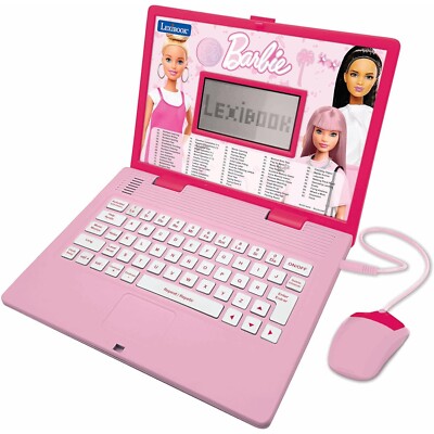 Lexibook Barbie Educational Laptop Bilingual Toy 124 Activities