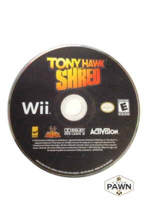 Tony Hawk Shred - Nintendo Wii Disc Only-Tested-No Case or Manual (FVS012693)