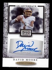 2021 SAGE HIT PREMIER DRAFT #A199 DAVID MOORE ROOKIE RC AUTO