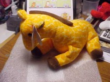 TY Beanie Babies Stuffed Animal Toy Name: Twigs the Giraffe 5-19-1995