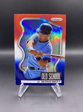 2022 Panini Prizm Old School Prizms Red white and blue #6 George Brett 