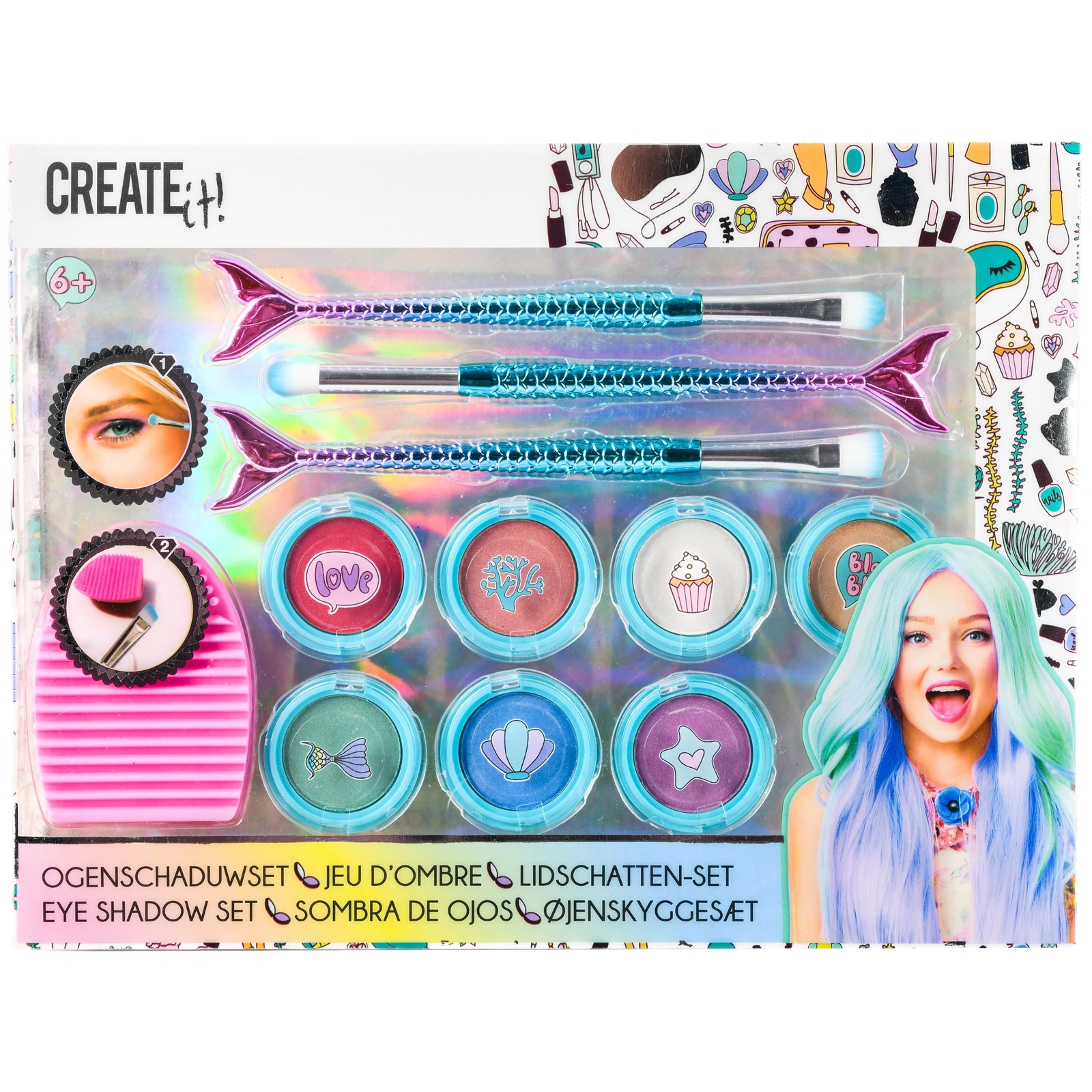 Create It! 84143 Oogschaduw Zeemeermin