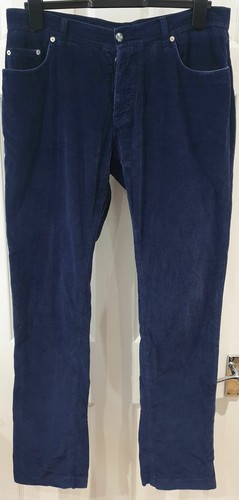 FRANCK NAMANI Mens Blue Cotton Cashmere 