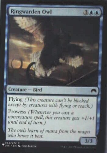 Ringwarden Owl - The List Reprints: #ORI-68, Magic: The Gathering Nm R17 - Picture 1 of 1