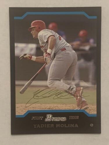 Yadier Molina Rookie Card St Louis Cardinals 2004 First Bowman Year 