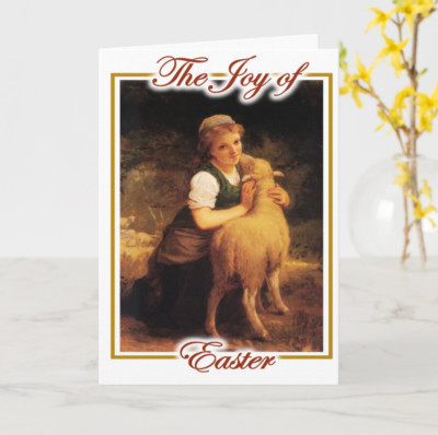 The Joy of Easter - 5.5'' x 8.5'' Greeting Card with Writing Space Inside