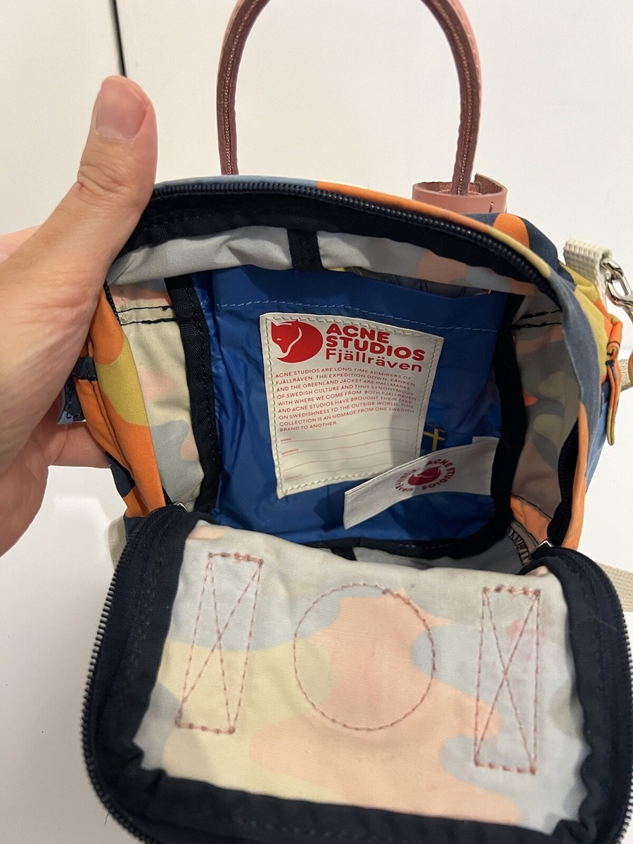 Acne Studios x Fjällräven Kånken Messenger A/F Blue Bag Rare | eBay UK
