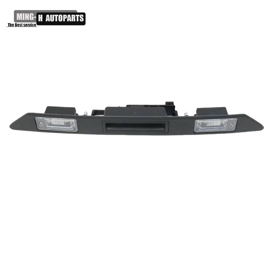 Conjunto de moldura de luz de matrícula de empuñadura de maletero para Audi A3 A4 A6 Q7 8P48275743FZ Foto 4 de 4