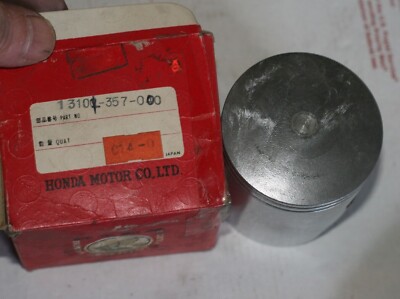 1973-74 NOS Honda CR 250R  OEM PISTON #13101-357-000 1.00MM  OVER