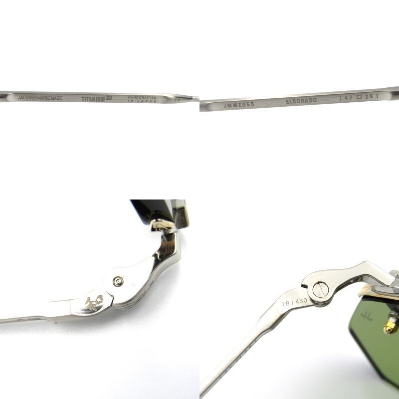 JACQUES MARIE MAGE Sunglasses ELDORADO JMMEO55 Antique Silver Fashion o153 image 7