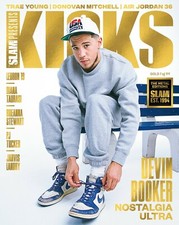 SLAM KICKS Magazine Mag 24 Devin Booker Suns (#D/94) GOLD Metal Edition 2021