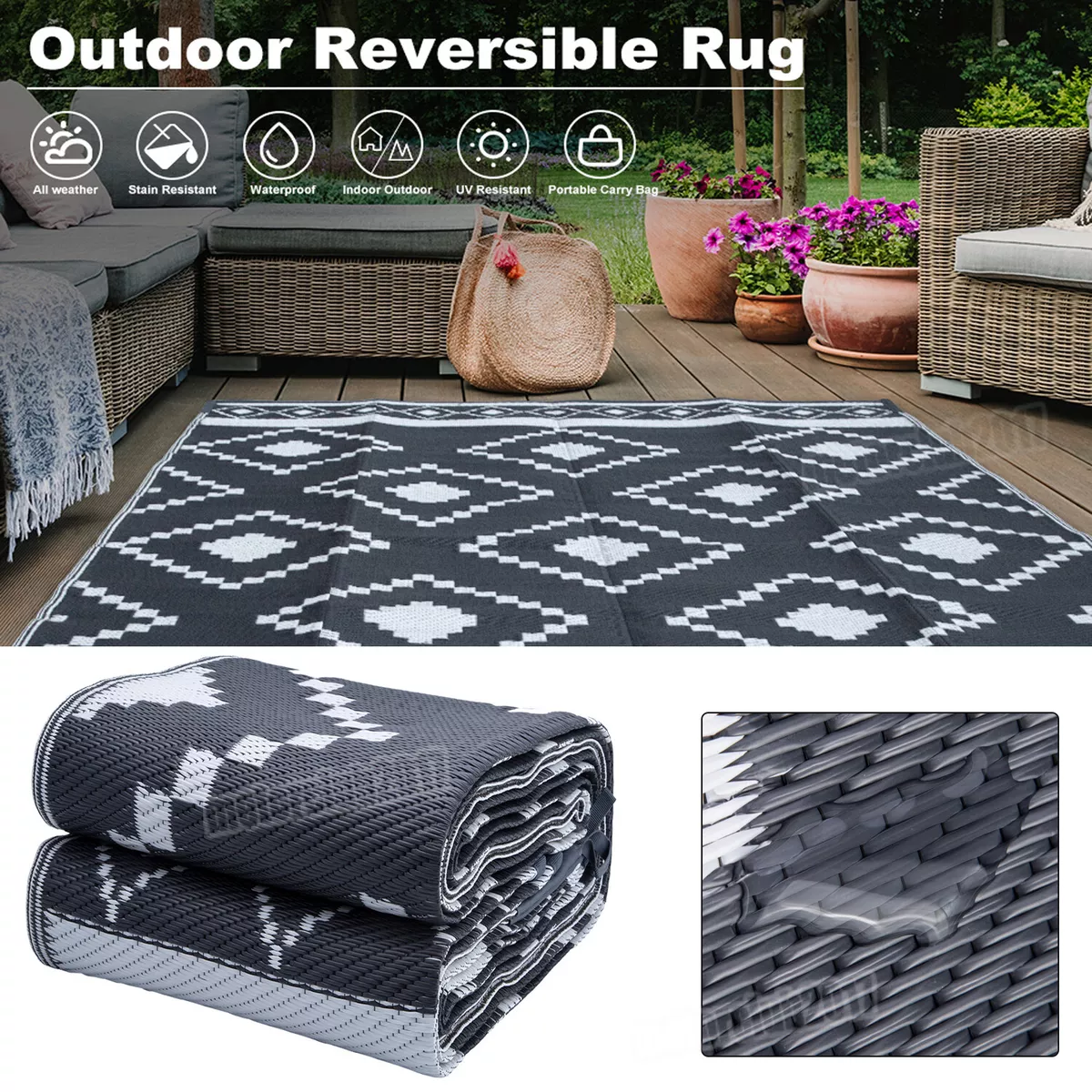 How to Clean Indoor Outdoor Polypropylene Rugs