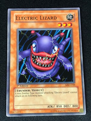 YUGIOH ELECTRIC LIZARD MRD-048 1ST COMMON (NM) NA PRINT