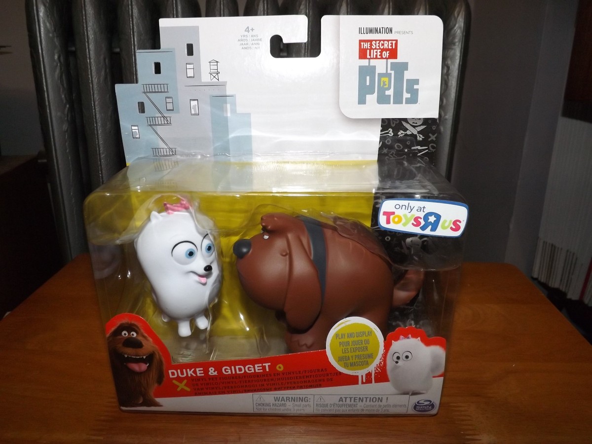THE SECRET LIFE OF PETS DUKE & GIDGET TOYSRUS 2 FIGURE PACK NEW IN