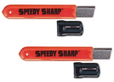 2-PACK x ''The Original'' Speedy Sharp Carbide Sharpener, Knife Sharpener,  Orange