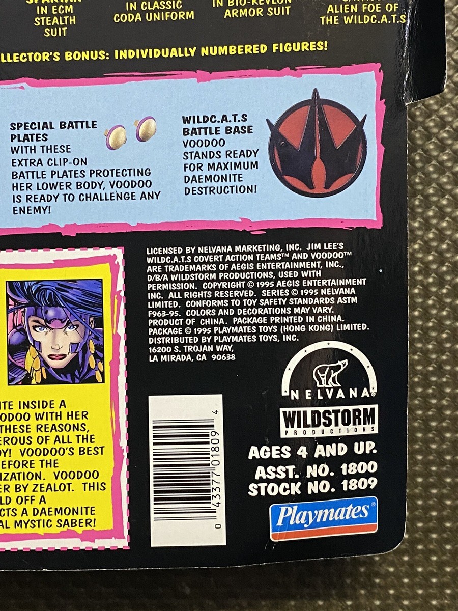 1995 Wildcats Voodoo Figure 1995 Wildstorm Playmates Jim Lee | eBay