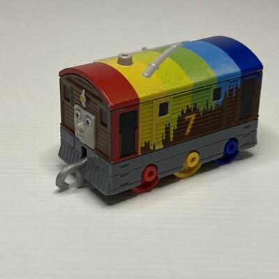 Thomas & Friends 'Rainbow Toby #7' (2020) Mattel Gullane 6cm 3+ Years VGC
