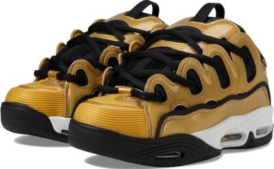 Osiris D3 2001 gold schwarz weiß Herren Skate Turnschuhe Schuhe