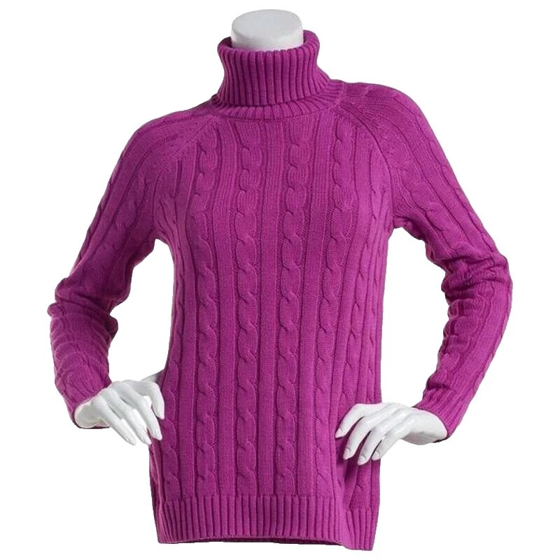 Suéteres femininos regulares de acrílico Preswick & Moore