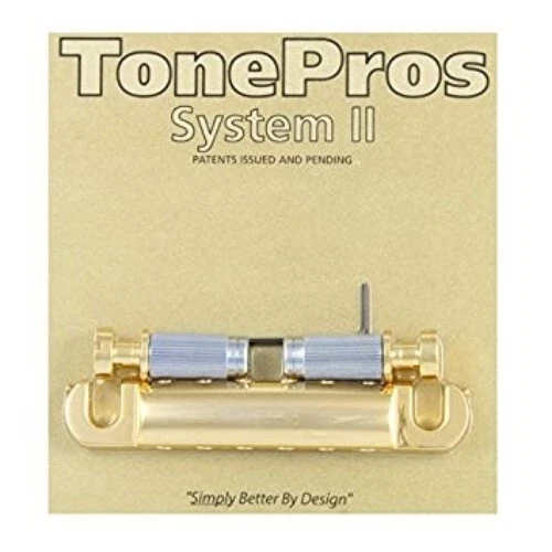 NEW - TonePros Locking Stop Tailpiece, GOLD - #T1ZS-G
