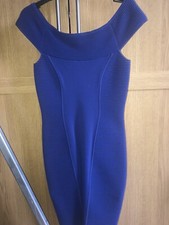 Reiss Blue Bodycon Bandage Dress- Dize Small