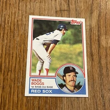 1983 Topps Baseball #498 WADE BOGGS (RC-HOF)  NM+ Boston RED SOX No Creases L