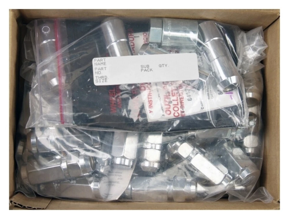 Kit de instalación de rueda McGard 84834 8 orejetas bellota tuerca cromo 9/16"-18 Foto 3 de 4