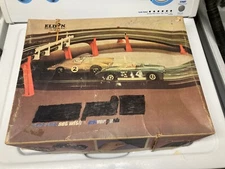 ELDON 1/32 Slot Car  Power Pack "8" Box, track, cars, transformer, controllers +