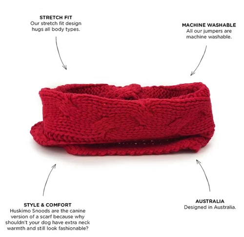 Huskimo Dog Snood - Wonderful for Extra Warmth in Winter - Picture 24 of 25