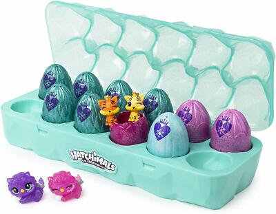 Hatchimals CollEGGtibles Jewelry Box Royal Dozen 12Pack Glitter