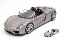 Porsche 918 Spyder 2013 Silver 1:24 Modell 24055S Welly