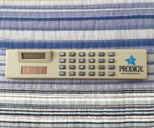 Vintage Prodigy Promotional LCD Calculator solar interactive personal service
