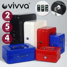 Lockable Cash Box Deposit Petty cash Money Box Safe Key Lock/Code Lock Gift