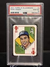 2021 Topps 1951 Blake Jamieson Duke Snider Mini PSA 10