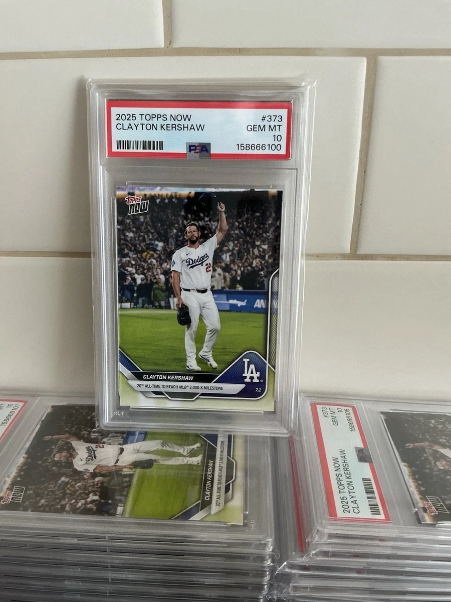 Clayton Kershaw Professional Sports Authenticator Baseball Trading
