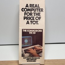 Vintage 1983 Commodore VIC 20 | A Real Computer for the Price of a Toy Brochure