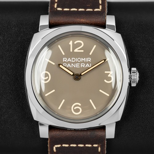 Panerai Radiomir 1940 3 Days PAM00662 47mm Steel Brown Dial LE 1000 Box 2016