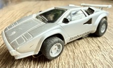 Tyco Magnum 440-X2 Lamborghini Silver HO Slot Car No. 8918
