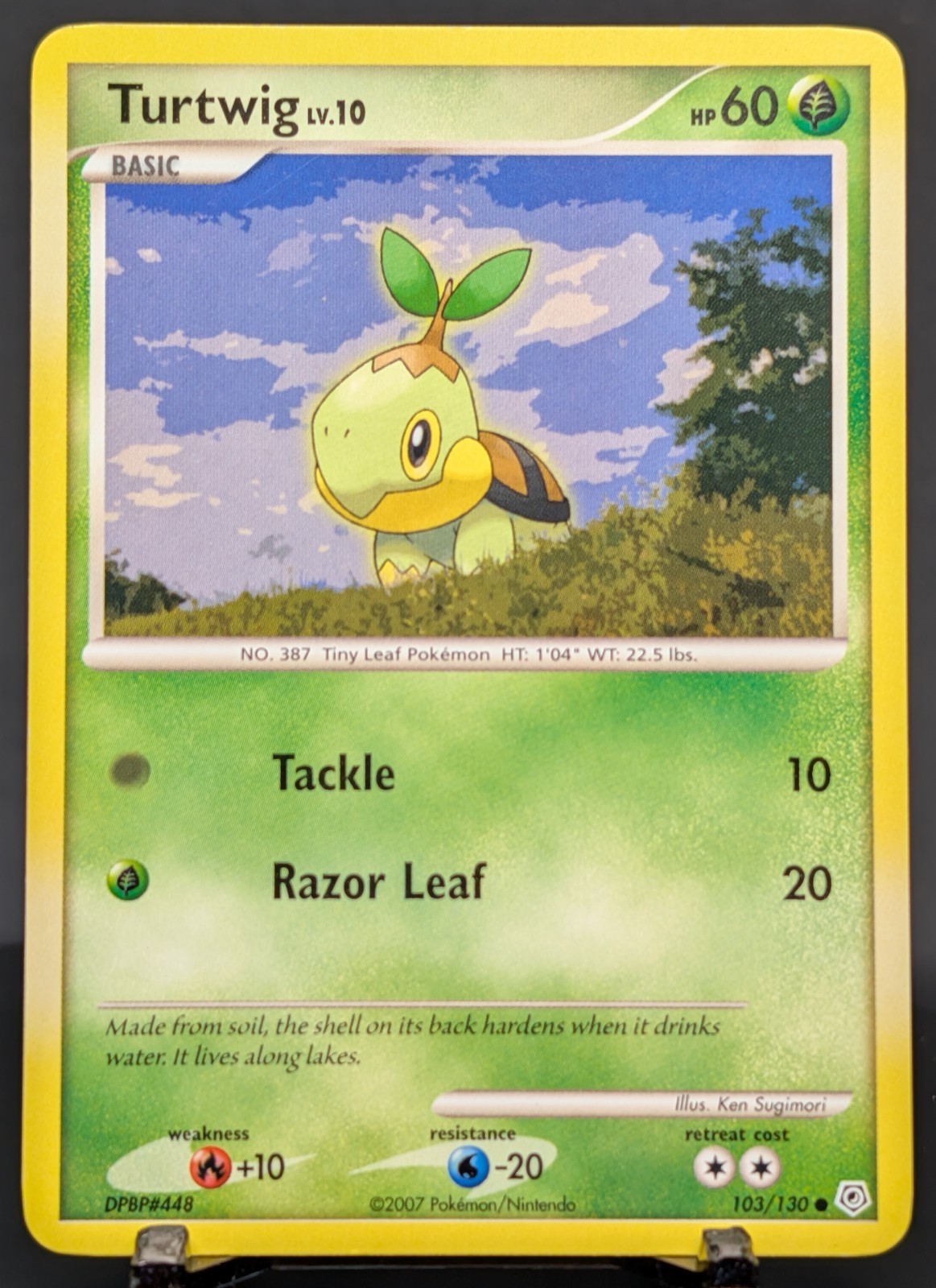 Pokemon Turtwig #103/130 English Diamond & Pearl Regular