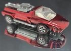 1969 MATTEL HOT WHEELS REDLINE RESTORED HAIRY HAULER METALLIC RED US DIECAST