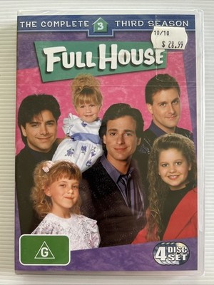 DVD - FULL HOUSE Complete Third Season 3 (1989) R4 - BRAND NEW & SEALED